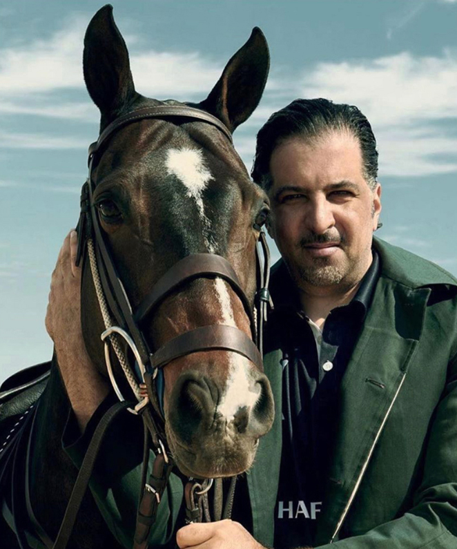 Amr F. Zedan with horse